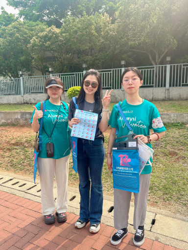 Alumni and students join hands in serving our community.