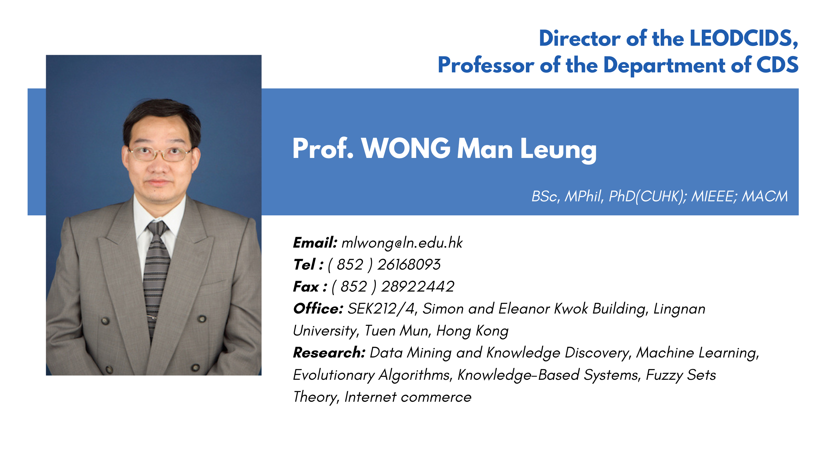 Prof.mlwong