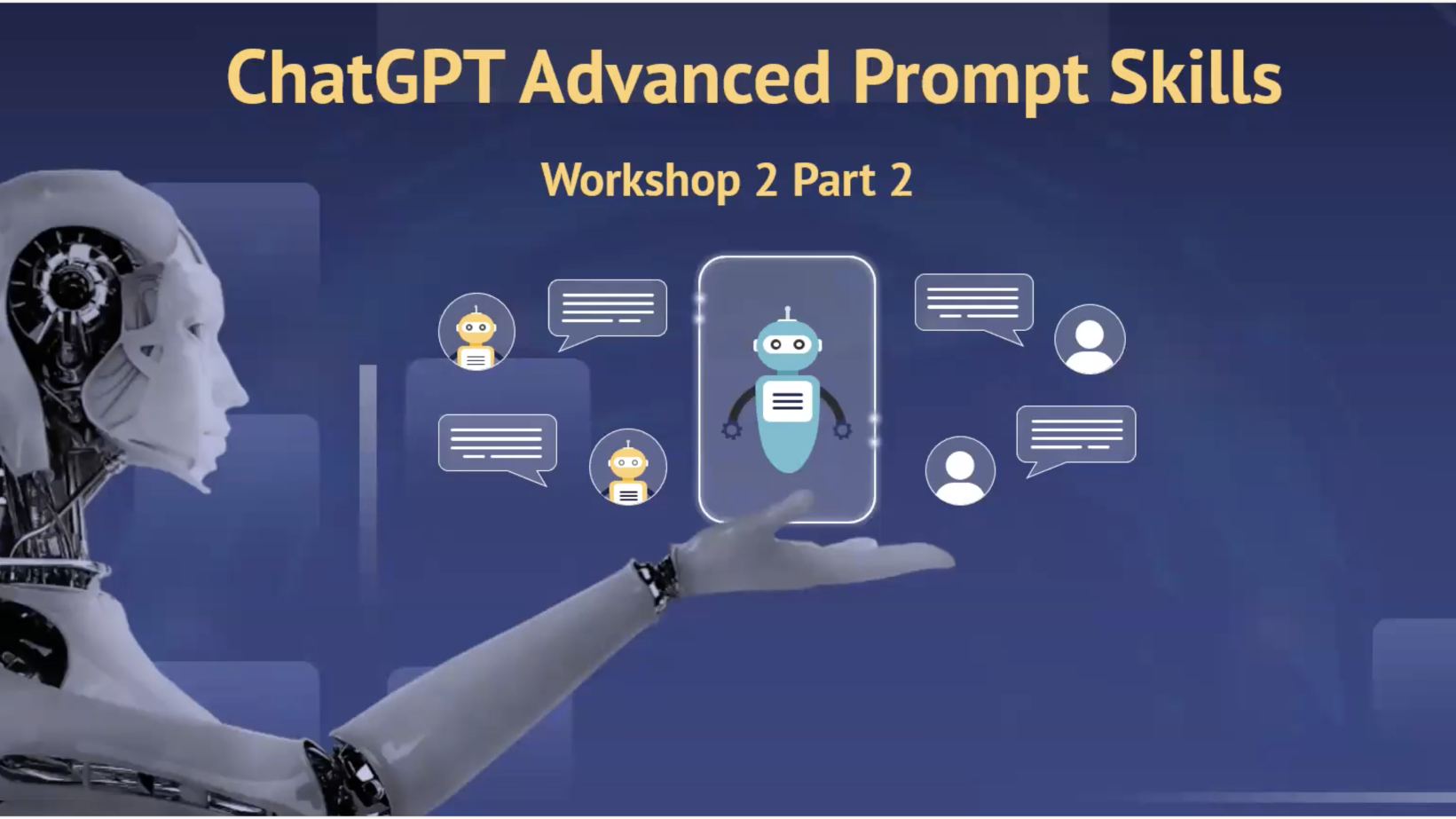 Workshop - ChatGPT and Effective Use of Prompts