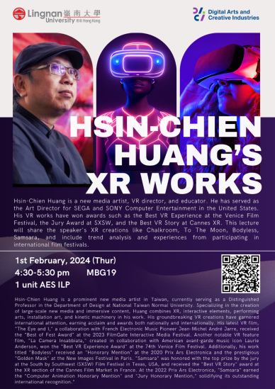 Hsin-Chien Huang's XR Works