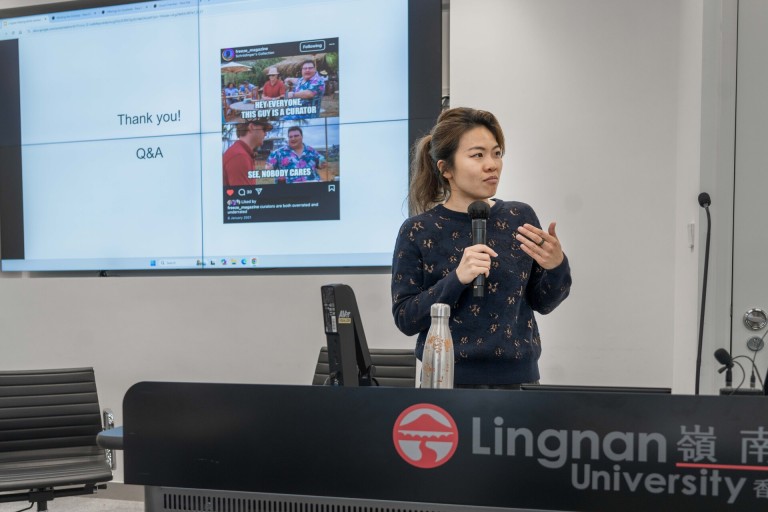 Guest lecture by Celia Ho from Para Site on 12 February 2025
