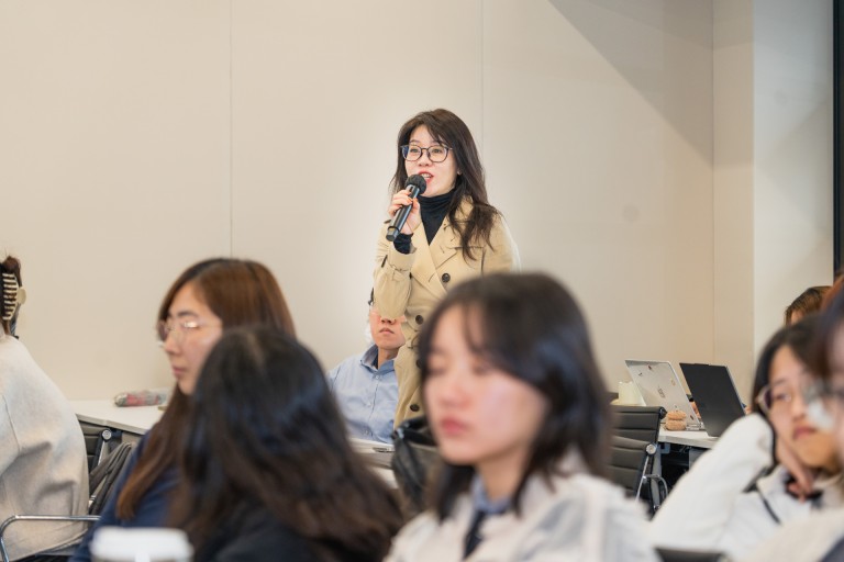 Guest lecture by Celia Ho from Para Site on 12 February 2025