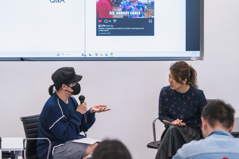 Guest lecture by Celia Ho from Para Site on 12 February 2025