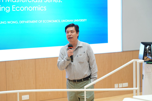 Admission Talk “Unlocking Economics” at UG Admission's summer camp by Prof. WONG Wai Chung, Gary on 3 July 2025