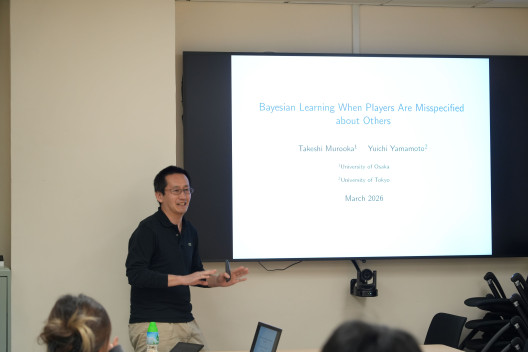 Seminar by Prof. Takeshi MUROOKA (Osaka University) on 12 February 2026 (Thursday)