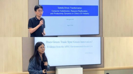 Research Findings Seminar by Mr. LIU Mengxin and Ms. GUO Huiyu (PhD student, Lingnan University) on 14 April 2026 (Tuesday)