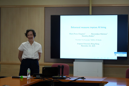 Seminar by Prof. Dorothea KÜBLER (WZB & Technische Universität Berlin) on 26 November 2025