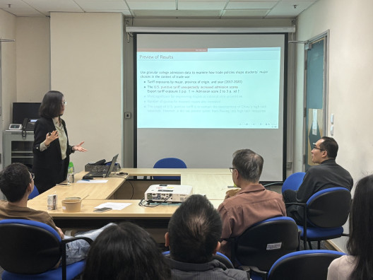 Brownbag Seminar by Prof. LI Lei (Georgia Augusta) on 5 March 2025