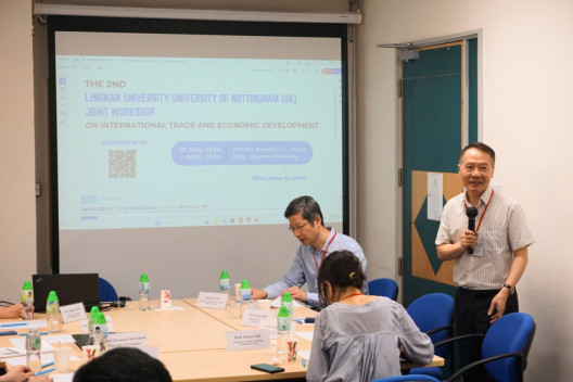 The 2nd Lingnan University-University of Nottingham (UK) Joint Workshop on International Trade and Economic Development on 21 June 2024