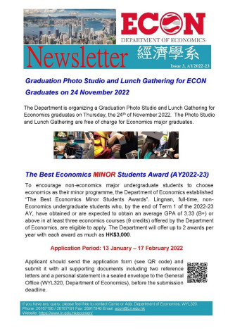 ECON Newsletter Issue 3
