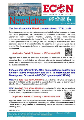 ECON Newsletter Issue 4