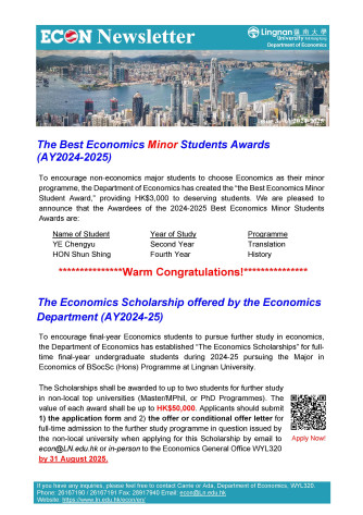 ECON Newsletter Issue 3