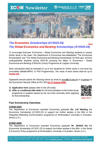 ECON Newsletter AY2025-26 Issue 3
