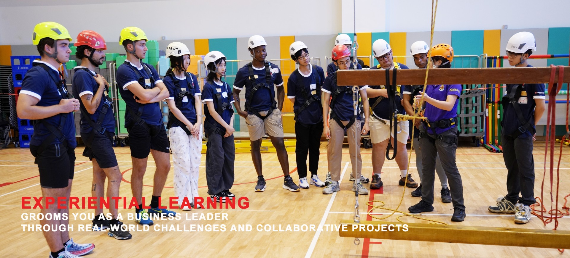 Experiential learning grooms you as a business leader through real-world challenges and collaborative projects