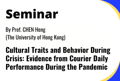 Seminar-on-Cultural-Traits-and-Behavior-During-Crisis-Eviden