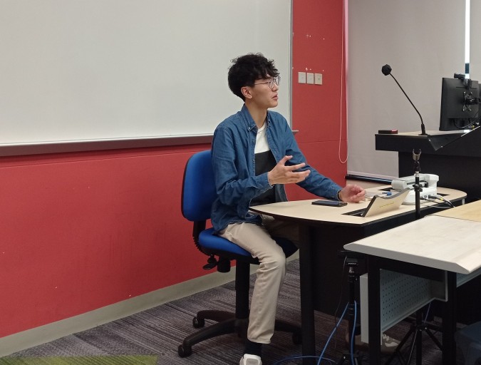 Poetry Reading with the young poet Eric Yip on 20 April 2023