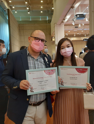 Congratulations to Prof. Stevic and Prof. Ho for their Research Awards, September 2022