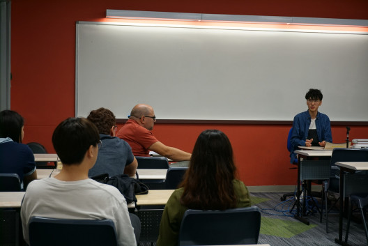 Poetry Reading with the young poet Eric Yip on 20 April 2023