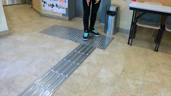 Tactile Guide Paths in Hostel