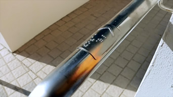 Tactile on Handrail