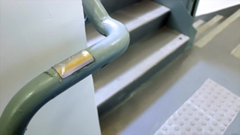 Tactile on Handrail
