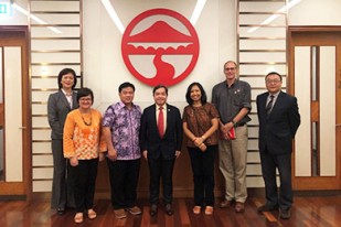 Delegation from Soegijapranata Catholic University visited Lingnan University for benchmarking purpose
