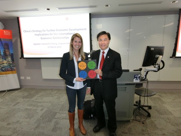 King’s College London hosts President Cheng - Lingnan President’s seminar sets out his view on China’s strategy for future economic development