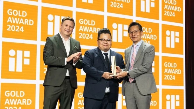 Lingnan’s mini air purifier PureAura wins iF Design Gold Award Top design Industry prize