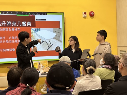 Intern students from the Education University of Hong Kong