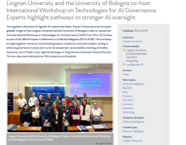Lingnan University and the University of Bologna co-host International Workshop on Technologies for AI Governance. Experts highlight pathways to stronger AI oversight - Asia Research News
