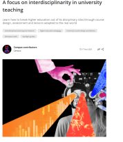 A focus on interdisciplinarity in university teaching - Times Higher Education （只有英文）