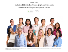 Exclusive: TEDxTinHau Women 2026 celebrates tenth anniversary with largest-ever speaker line-up - Tatlerasia.com（只有英文）