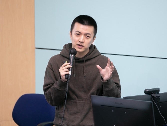 Writer-in-residence for the 2023/24 academic year Chen Chuncheng inspires students' creativity