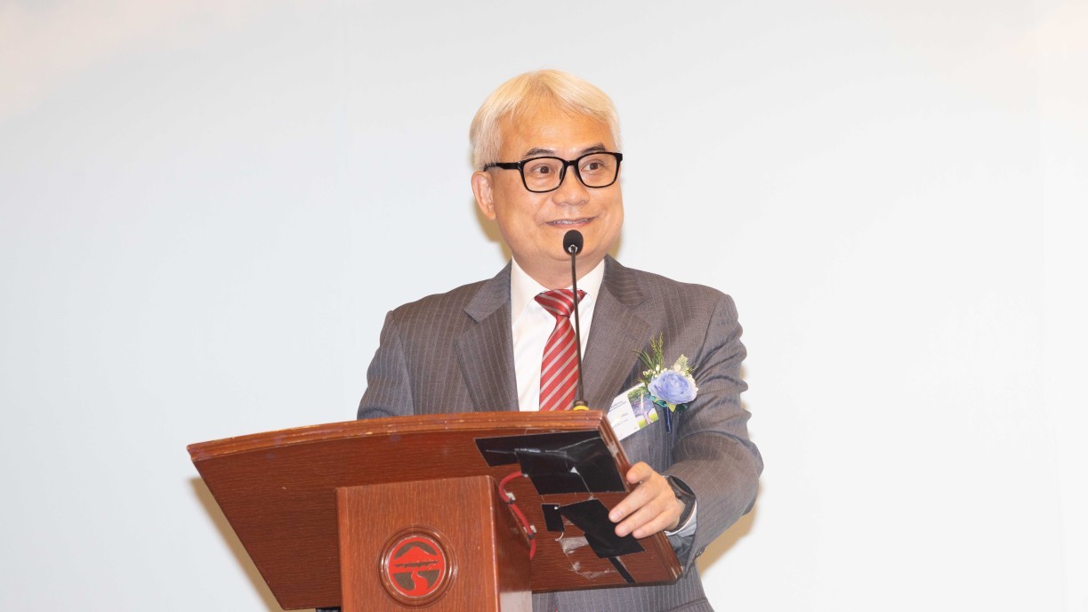 黃志光博士致開幕辭。