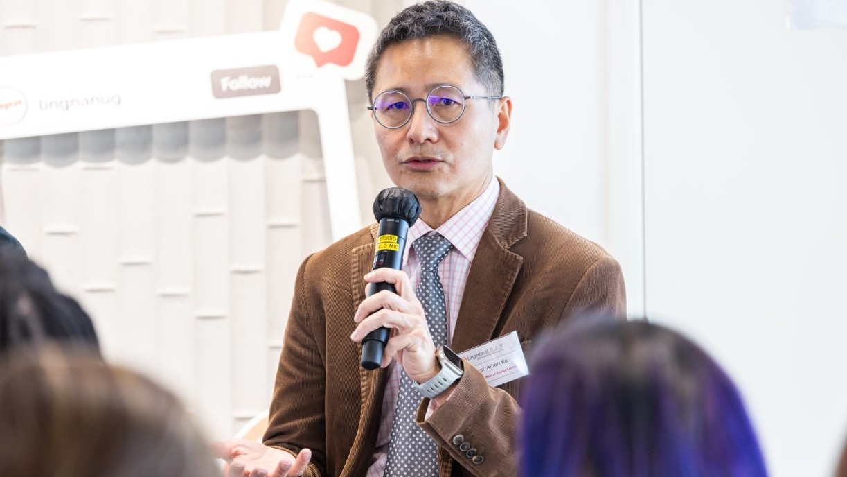 Prof Albert Ko, Director of Office of Service-Learning, discusses Service-Learning.