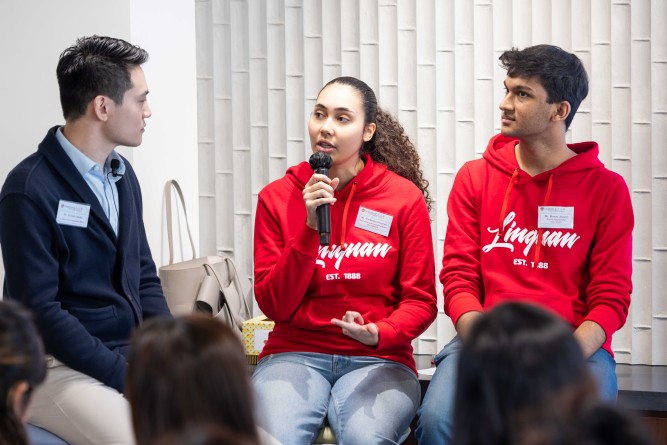 Ms Ana Mendes Gonçalves talks about the vibrant campus life at Lingnan.