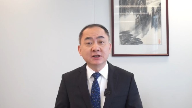 Dr Ge Ming, Commissioner for Industry (Innovation and Technology) of the Innovation, Technology and Industry Bureau in a video speech.