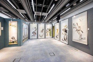 师生共创：著名画家何永祥岭南派画展于「岭大@西九龙」揭幕