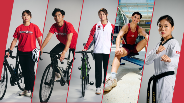 嶺大取錄五位精英運動員