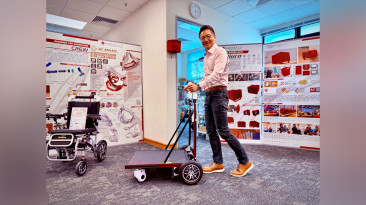 Lingnan University develops AI smart trolley that reduces pushing force by up to 90 per cent