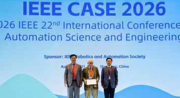 秦泗钊校长与岭南院士Grossmann教授出席IEEE CASE 2026