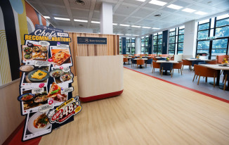 Campus facility upgrades: Canteen (Tai Ning Hall) with diverse cuisines and new convenience store