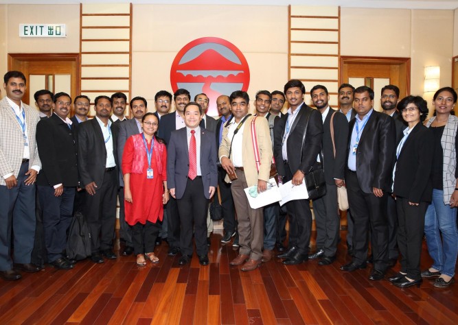 Professional experience sharing with delegation from Christ University of India