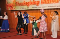 Dinner to celebrate Thanksgiving