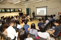 青年CEO霍启文先生与岭大学生分享卓见