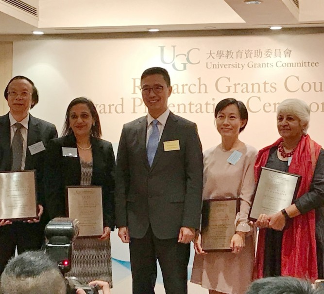 嶺大學者獲頒傑出學者獎項