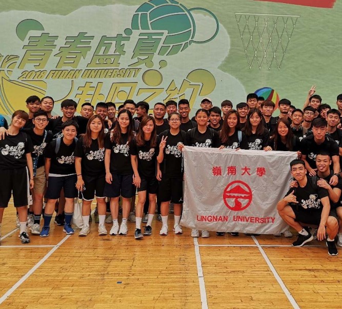 嶺大校隊到訪上海參與運動交流賽