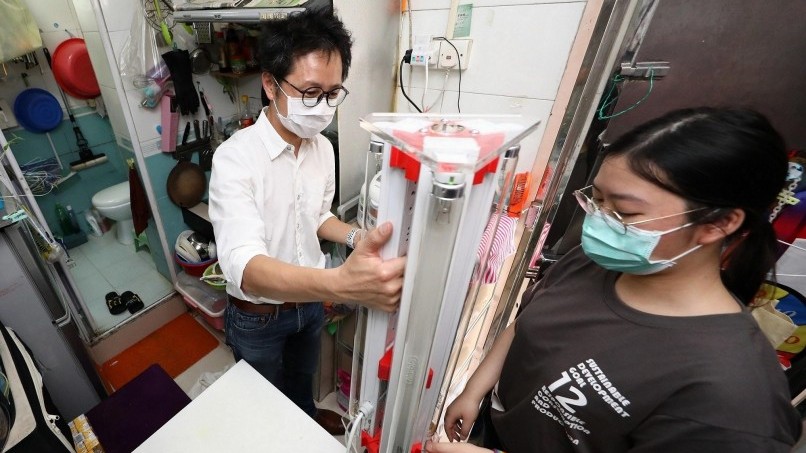 LU assembles mobile UV-C system to disinfect subdivided flats