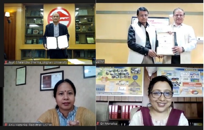 LU and USTM in India sign agreement to promote inter-university cooperation