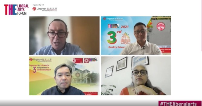Lingnan partners with Times Higher Education to host international liberal arts forum addressing key issues of quality education and impactful research